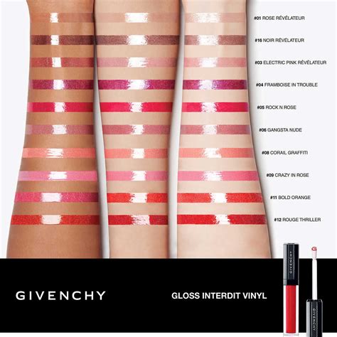 givenchy night in light lipstick|givenchy lip gloss interdit.